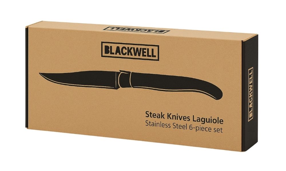 Blackwell Steak Knives Laguiole Stainless Steel - 6 Pieces
