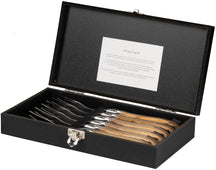 Tenedores de bistec Blackwell Laguiole - Madera de olivo - 6 piezas