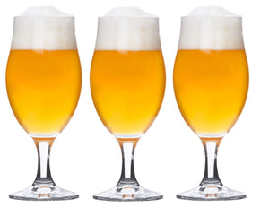 Vasos de cerveza Bormioli Executive - 375 ml - 3 piezas