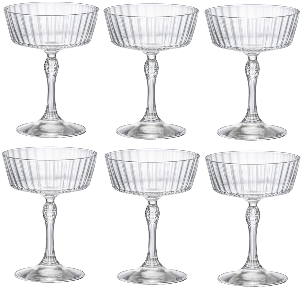 Copas de cóctel Bormioli Rocco America 20's - 270 ml - 6 unidades