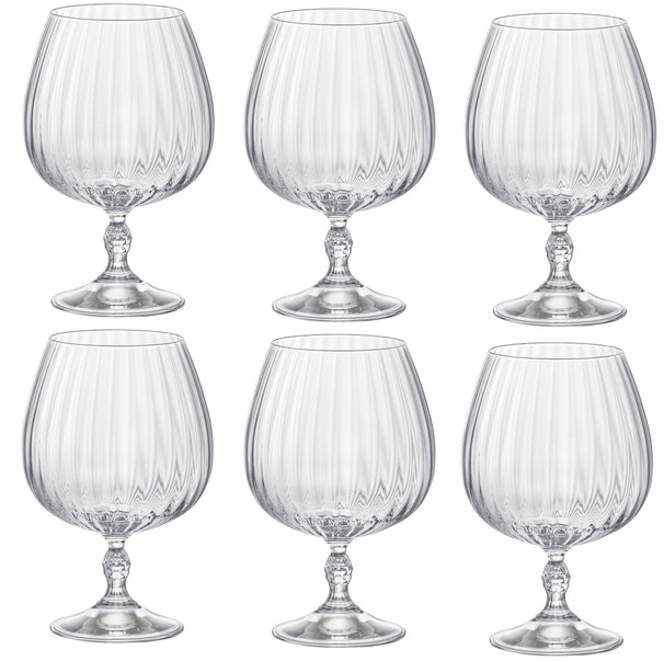 Copas de coñac Bormioli Rocco America 20's - 650 ml - 6 unidades