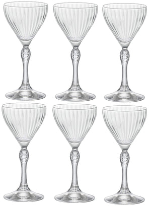 Copas de licor Bormioli Rocco America 20's 140 ml - 6 unidades