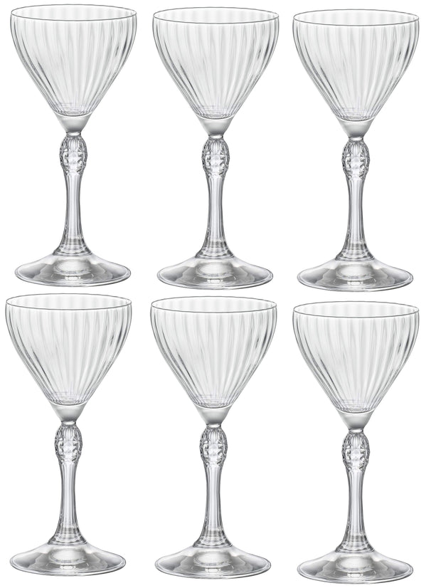 Copas de licor Bormioli Rocco America 20's 140 ml - 6 unidades