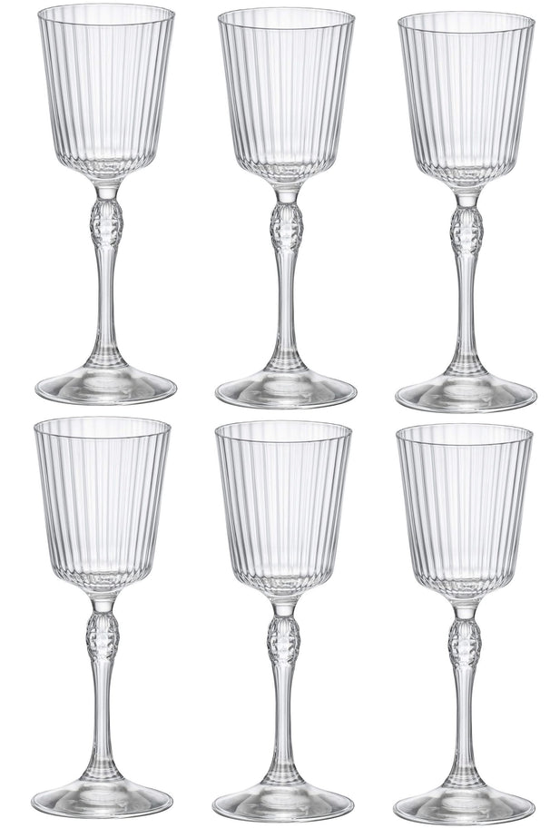 Copas de licor Bormioli Rocco America 20's 80 ml - 6 unidades