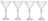 Bormioli Rocco Martini Glasses America 20's - 240 ml - 4 pieces