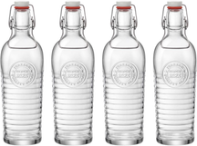 Bormioli Rocco Beaker bottles / Weck bottles Officina 1825 - Transparent - 1.2 liters - 4 pieces