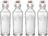 Bormioli Rocco Beaker bottles / Weck bottles Officina 1825 - Transparent - 1.2 liters - 4 pieces