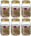 Bormioli Rocco tarros de conserva Quattro Stagioni - ø 11 cm / 1 litro - 6 unidades
