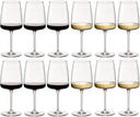Bormioli Rocco Wine Glass Set Nexo (Red wine glasses & White wine glasses) - 12 piece set