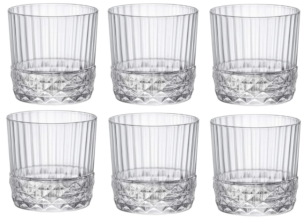Bormioli Rocco Whiskey Glasses America 20's - 300 ml - 6 pieces