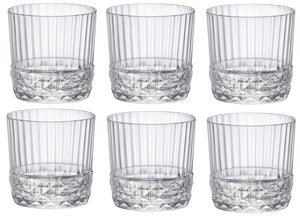 Vasos de whisky Bormioli Rocco America 20's - 300 ml - 6 unidades