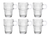 Vasos para latte macchiato Bormioli Rocco - vasos para Irish coffee - tazas de café con asa - apilables - Barshine 315 ml - 6 unidades