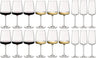 Bormioli Rocco Wine Glass Set Nexo (Red wine glasses, White wine glasses and Champagne glasses) - 18 piece set