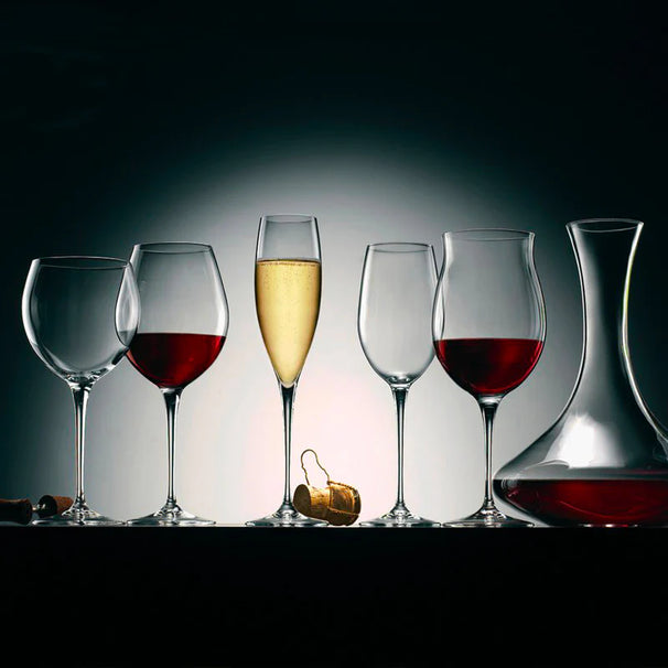 Bormioli Rocco Set de copas de vino Premium (Copas de vino y copas de champán) - Set de 18 piezas