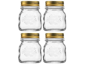 Bormioli Rocco tarro Weck Quattro Stagioni - ø 7.5 cm / 150 ml - 4 piezas