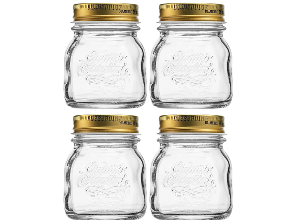 Bormioli Rocco tarro Weck Quattro Stagioni - ø 7.5 cm / 150 ml - 4 piezas