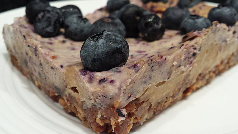 A creamy, no-bake tart with a plain base of dates and almonds