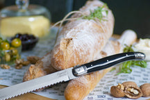 Laguiole Style De Vie Bread Knife Black