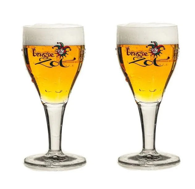 Brugse Zot Beer Glasses 330 ml - 2 pieces