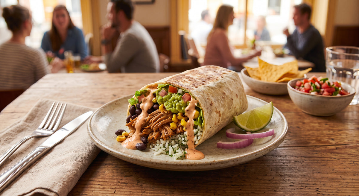 Juicy pulled pork, perfectly cooked rice and everything wrapped inside