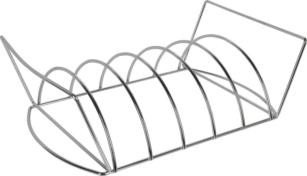 Cookinglife BBQ Spare Rib Rack Fire & Flavour - Heat-resistant Steel - Grilling Meat and Poultry