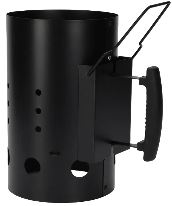 BBQ Starter Briquette Starter Fire & Flavour 30.5 cm - Heat-resistant Metal Black - Cookinglife