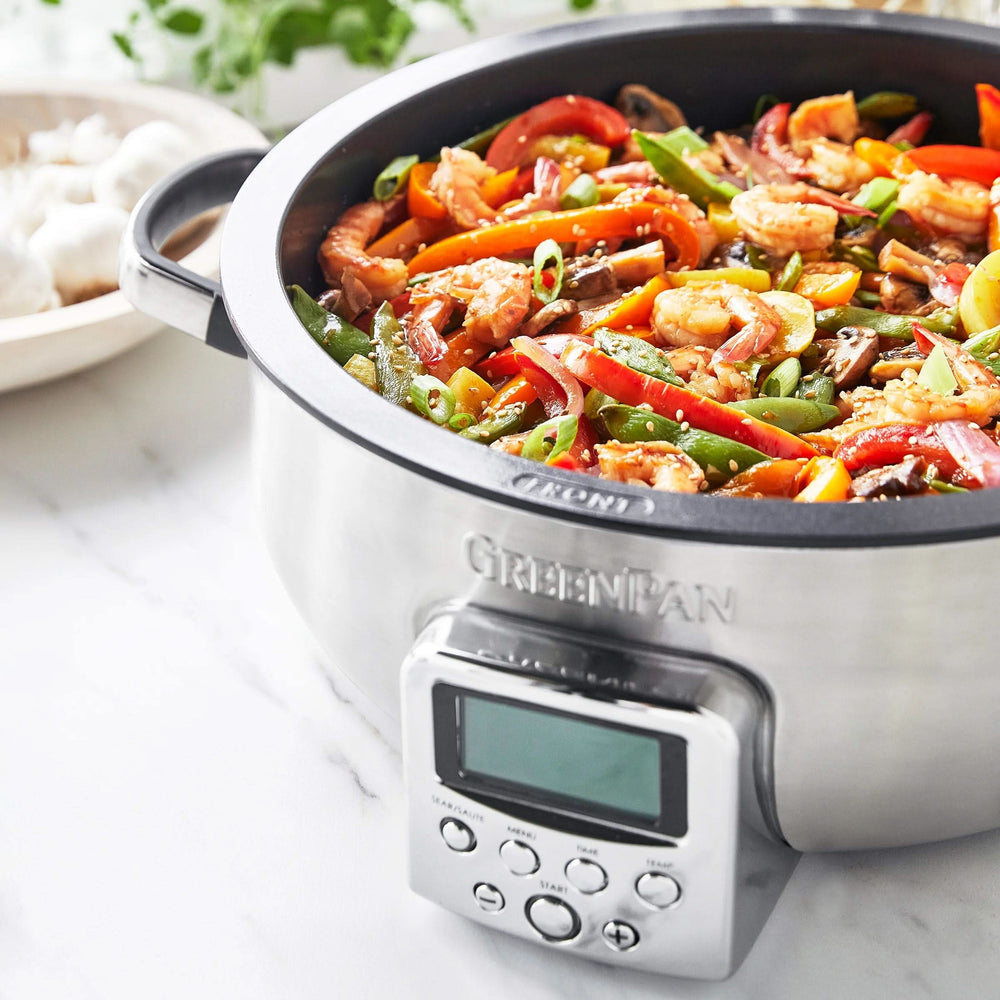 GreenPan Multicooker / Omnicooker - 5.7 Liter - RVS - Capa antiadherente cerámica