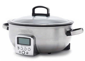 GreenPan Multicooker / Omnicooker - 5.7 Liter - RVS - Capa antiadherente cerámica