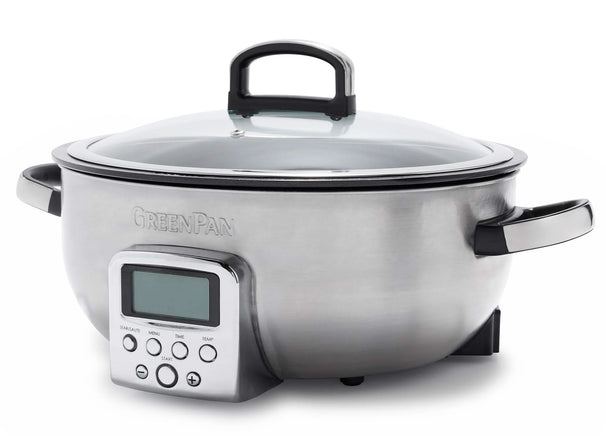GreenPan Multicooker / Omnicooker - 5.7 Liter - RVS - Capa antiadherente cerámica