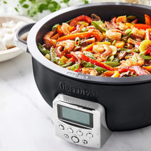 GreenPan Multicooker / Omnicooker - 5.7 Liter - Black - Ceramic Non-Stick Coating