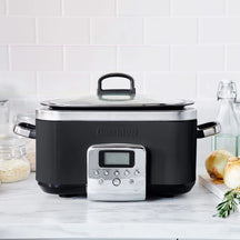 GreenPan Slow Cooker - 6.0 Liter - Black - Ceramic Non-Stick Coating