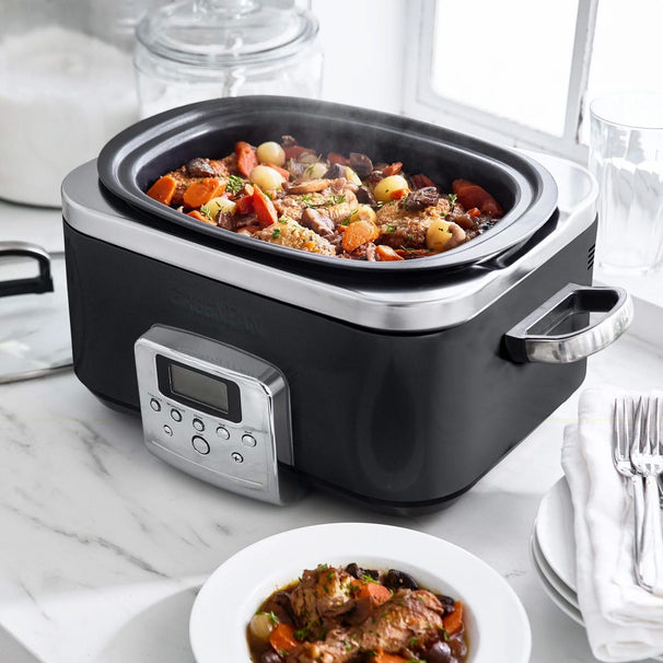 GreenPan Slowcooker - 6.0 Litros - Negro - Capa antiadherente cerámica