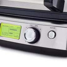 GreenPan Waffle Maker - Black - including 2 sets of waffle plates - ceramic non-stick coating