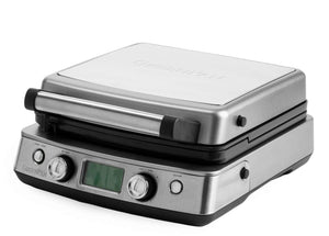 GreenPan Waffle Maker - Stainless Steel - including 2 sets of waffle plates - Ceramic non-stick coating