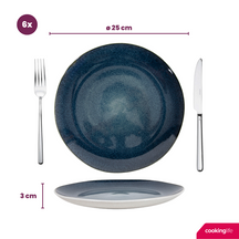 Cookinglife Dinner Plates Belize ø 25 cm - 6 pieces