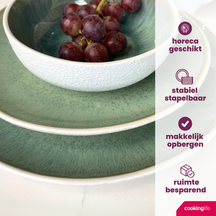 Cookinglife Side Plates / Dessert Plates Belize ø 21 cm - 6 Pieces