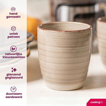 Cookinglife Coffee Cups / Sense Cups Delice Gray 180 ml - 6 pieces