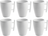 BonBistro Cappuccino cups Yong Squito 300 ml - White - 6 pieces