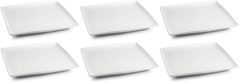 BonBistro Petitfour Plate Yong Squito 10 x 10 cm - White - 6 pieces