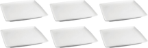 BonBistro dinner plate Yong Squito 26 x 26 cm - White - 6 pieces