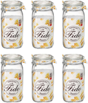 Tarro de conserva Bormioli Rocco Fido 11 x 11 cm / 1.5 litros - 6 unidades