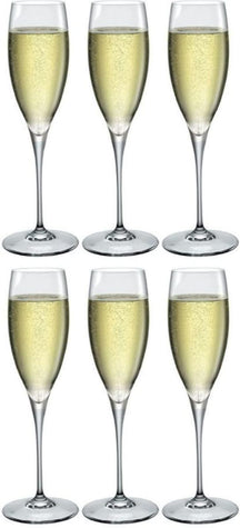 Copas de champán Bormioli Rocco - Flutes - Premium - 260 ml - 6 piezas