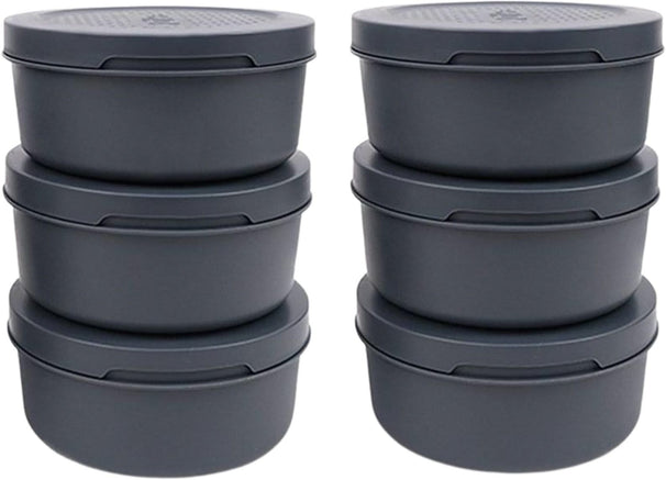Caja para masa de pizza ZiiPa - ø 16 cm / 250 gramos - Pizarra - 6 unidades