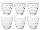 Vasos Bormioli Rocco Dots - Transparente - 250 ml - 6 piezas