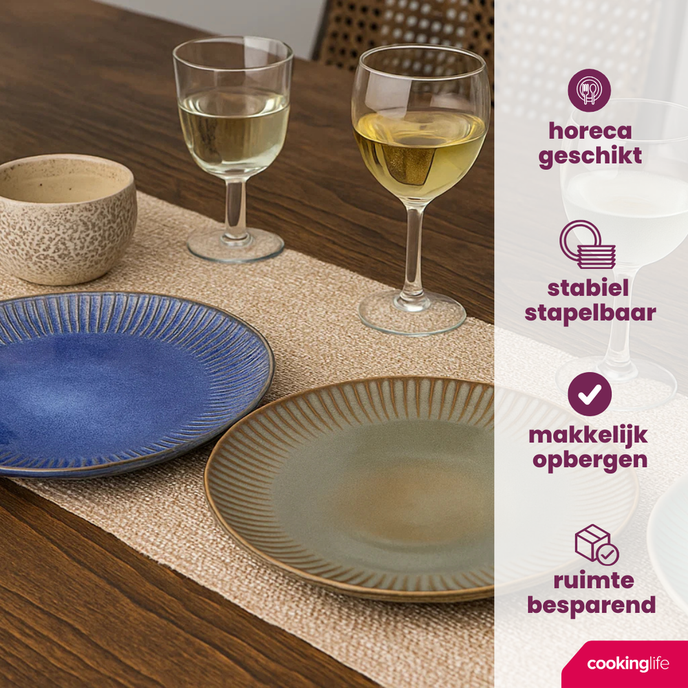 Cookinglife Dinner Plates Aqua Maris ø 26 cm - 6 pieces