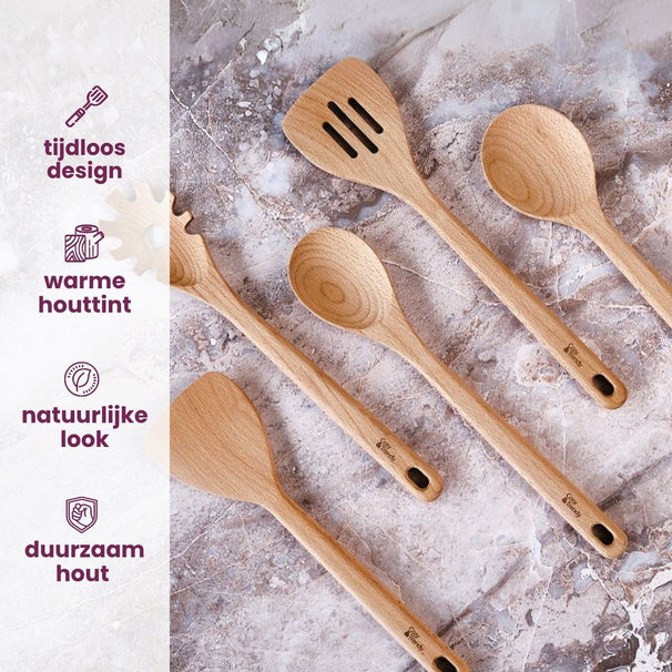 Cuchara para servir Cosy & Trendy Delish Eco Madera 31 cm