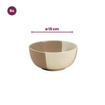 Cookinglife Tazones para sopa / tazones Barro ø 15 cm - 6 unidades