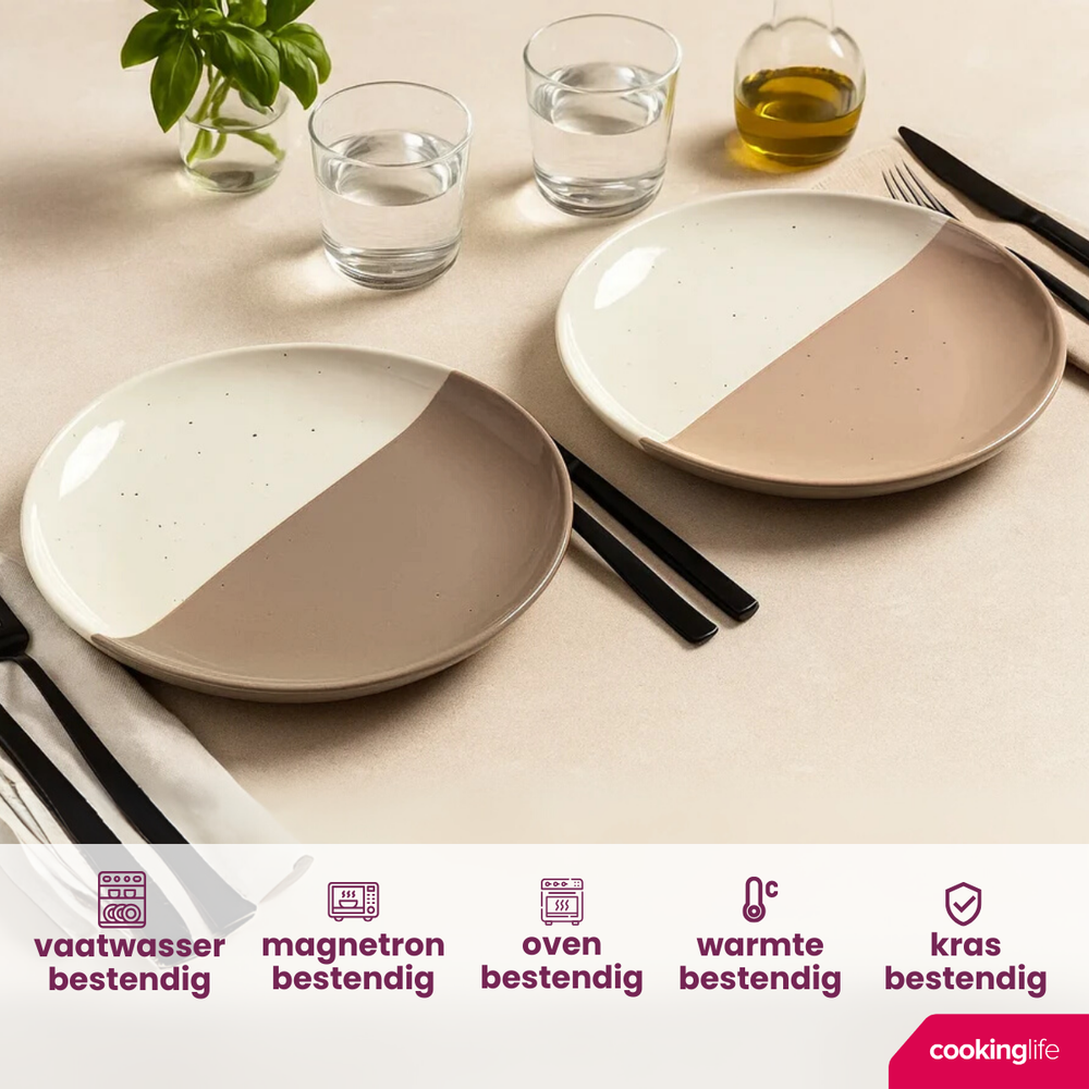Cookinglife Dinner Plates Leem ø 27 cm - 6 pieces