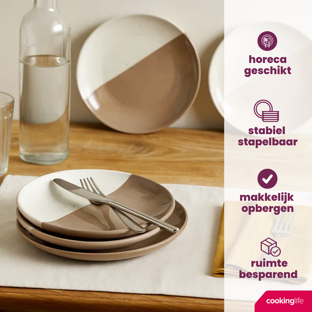 Cookinglife Dinner Plates Leem ø 27 cm - 6 pieces