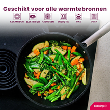 Cookinglife Pancake Pan ProForge - ø 28 cm - ceramic non-stick coating - PFAS-free